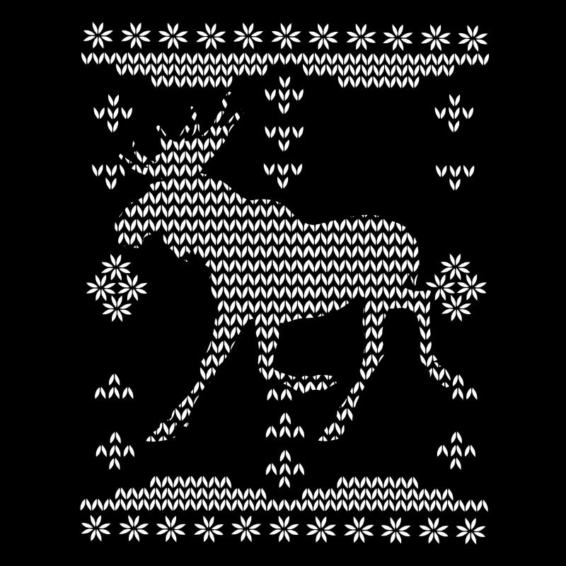 Elch - gestricker Pullove