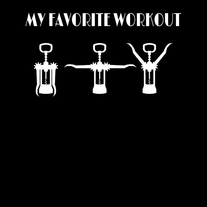 Wine Workout - Red Wine Funny White Wine Gift
