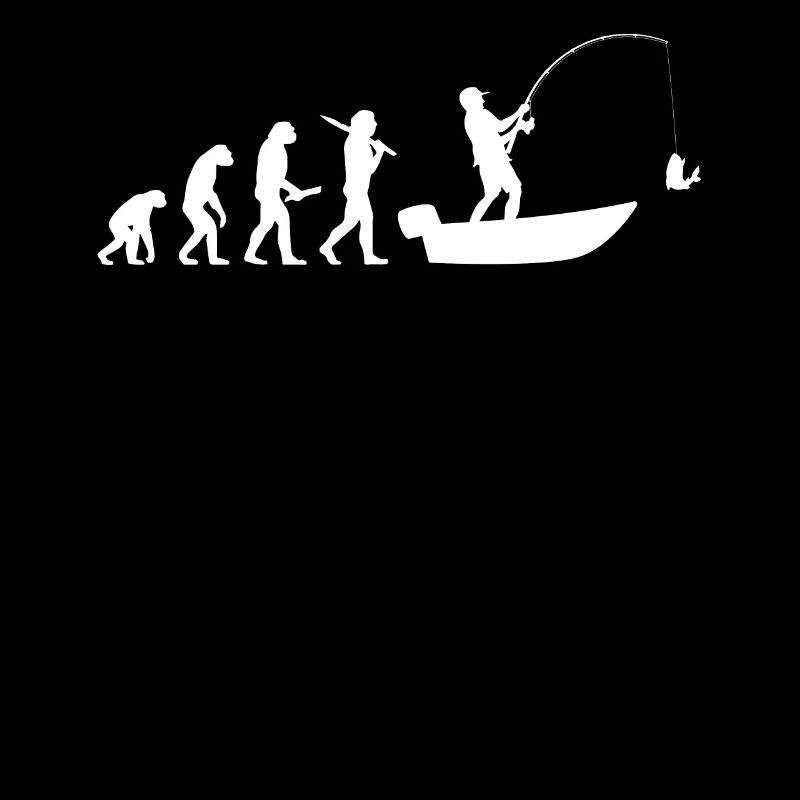 Fishing Evolution Fisherman Angler Hobby Gift
