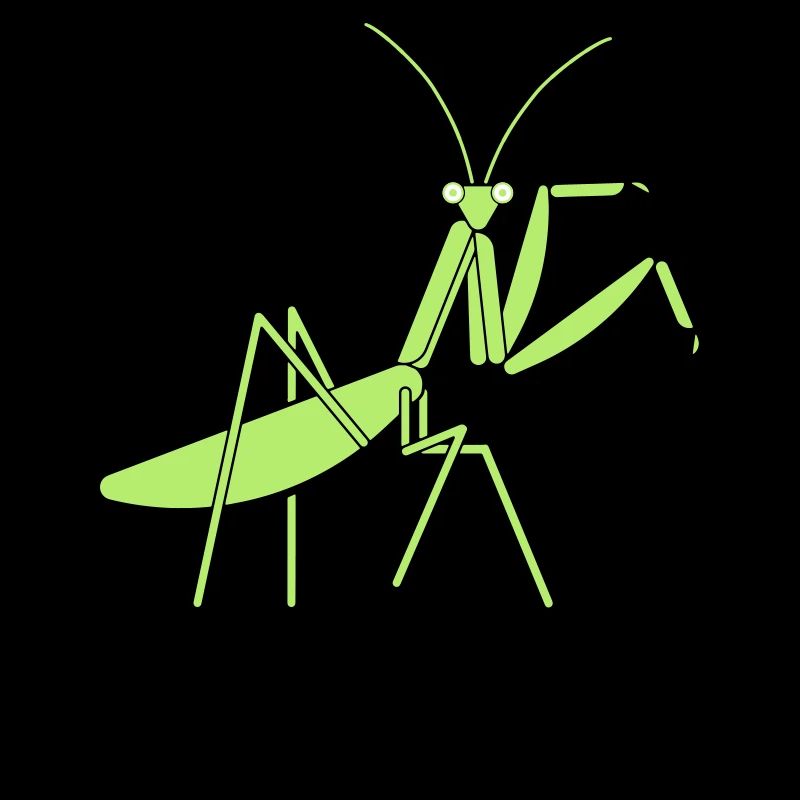 Mantis Gottesanbeterin Insekt Design