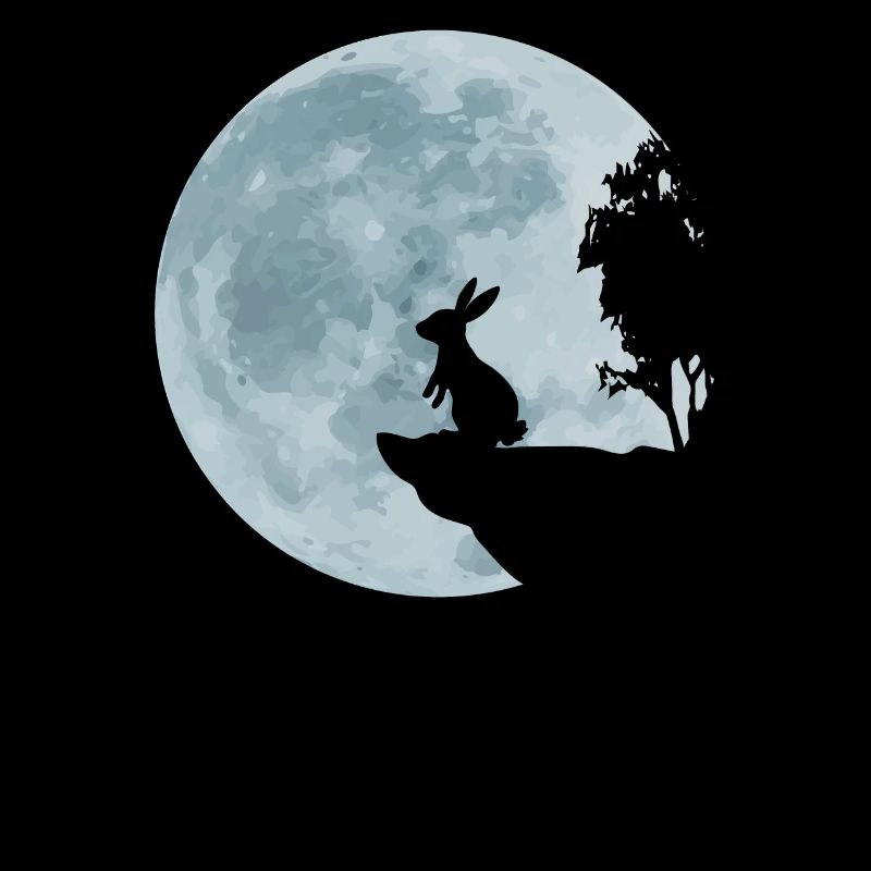 Easter bunny easter full moon longing love gift