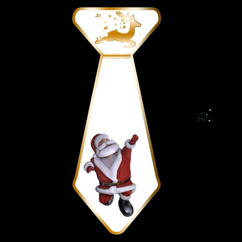 Emblème doré du Père Noël
