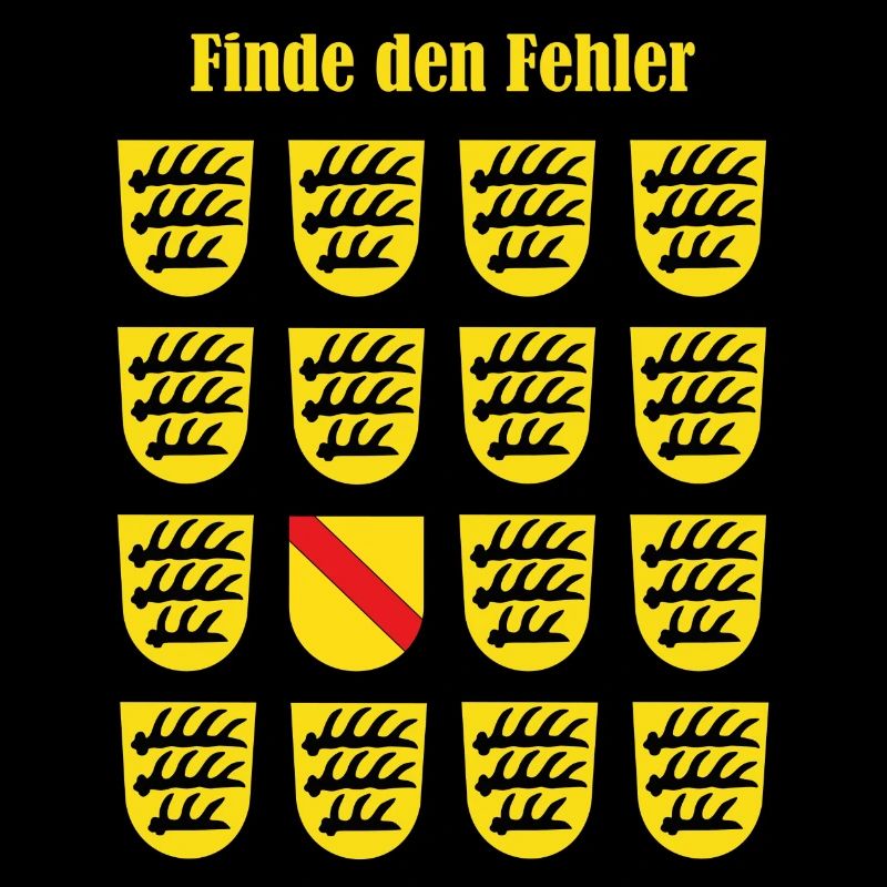 Finde den Fehler - Württemberg - Baden - Schwaben