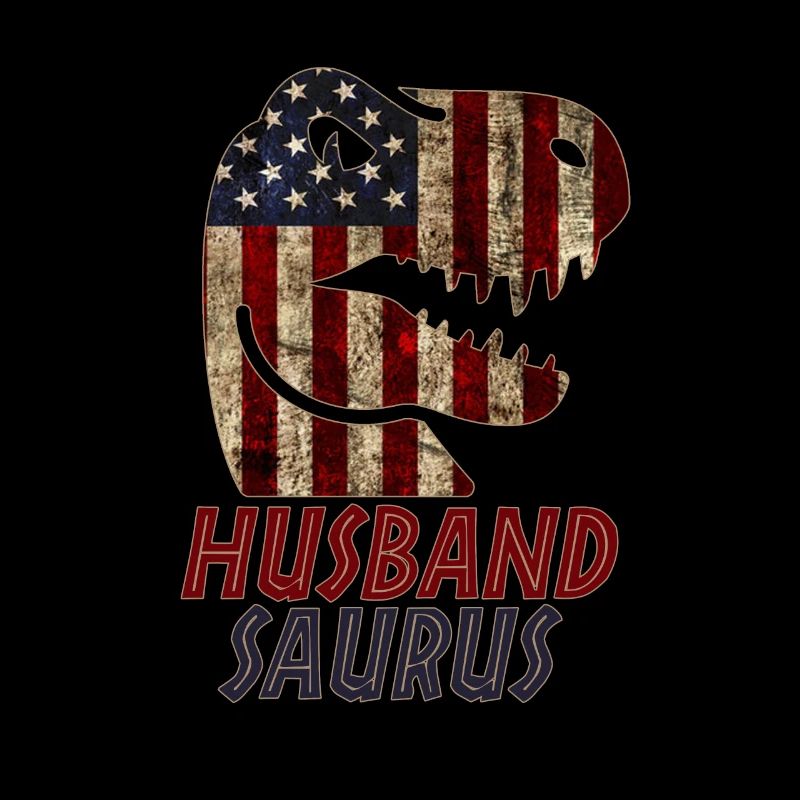 Patriotic Husband Dinosaur