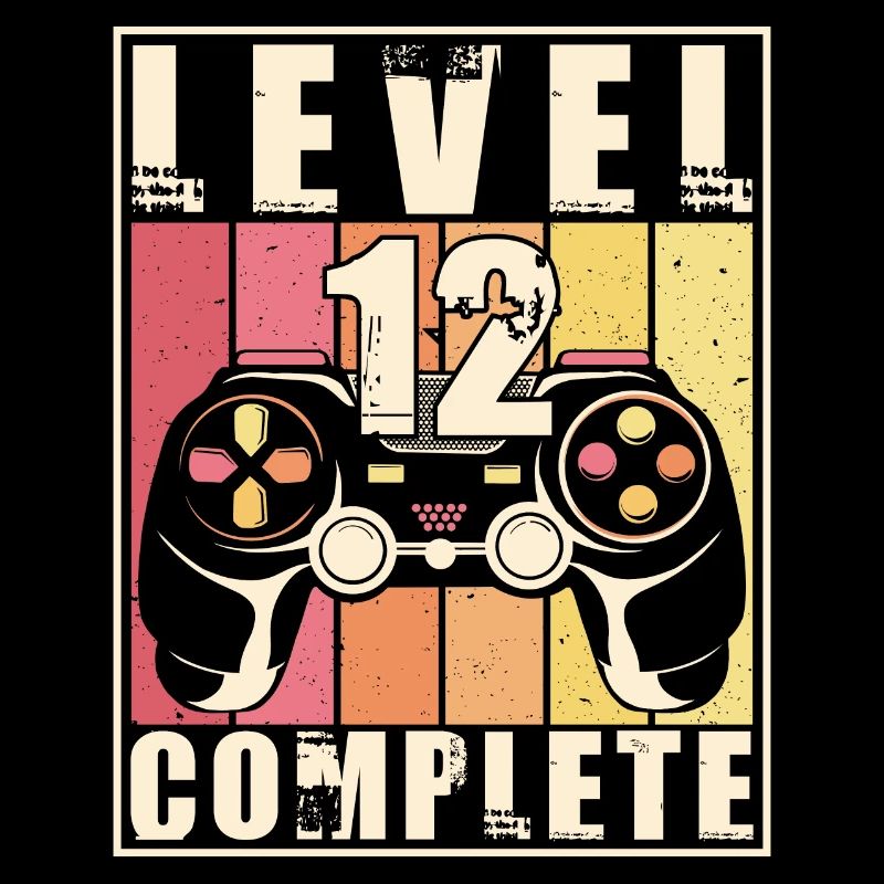 12th Birthday Level 12 Complete 12 Years Gift