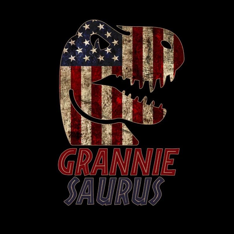 Patriotic Grannie Dinosaur