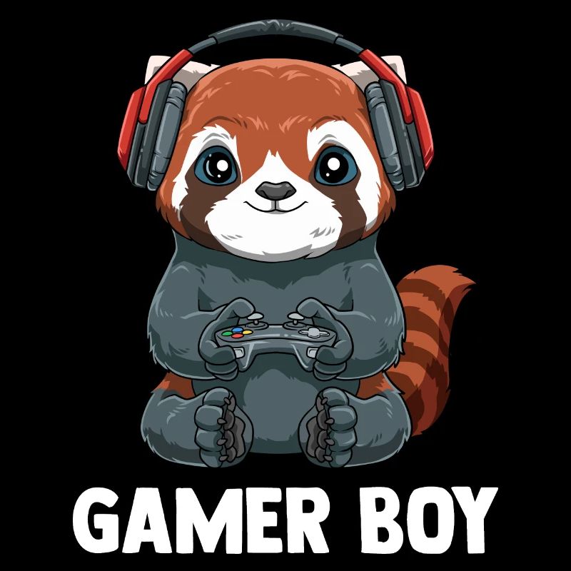 Zocken Jungs Roter Panda - Computer Spiele