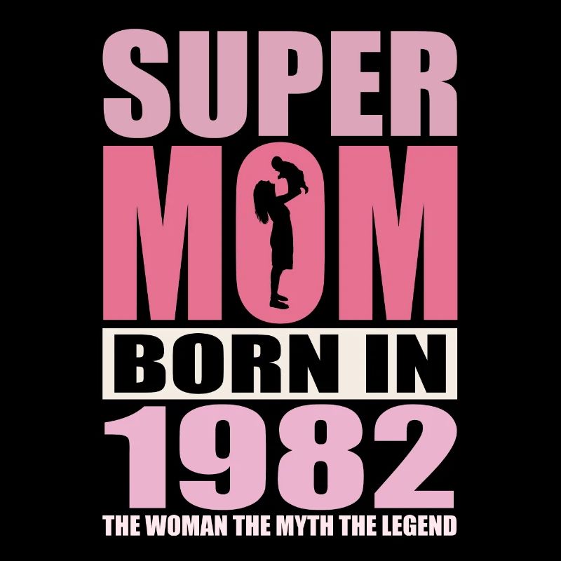 Mama Geburtstag 1982 | Super Mom