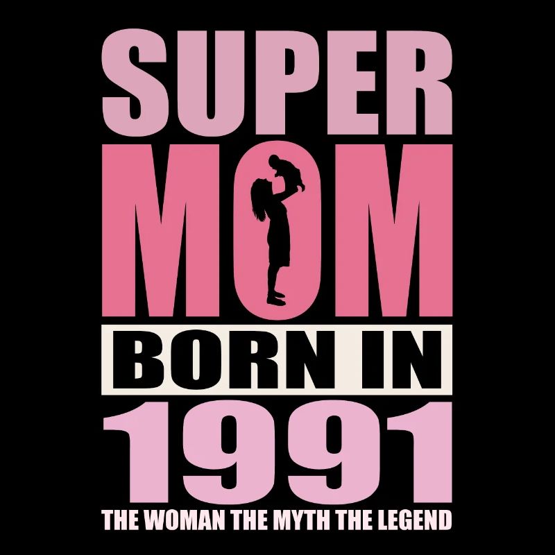 Mama Geburtstag 1991 | Super Mom