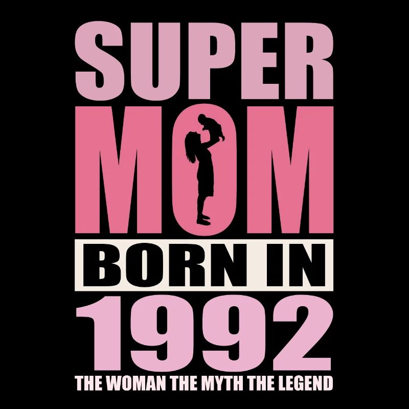 Mama Geburtstag 1992 | Super Mom