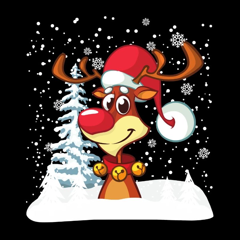 Reindeer Funny Winter Merry Christmas