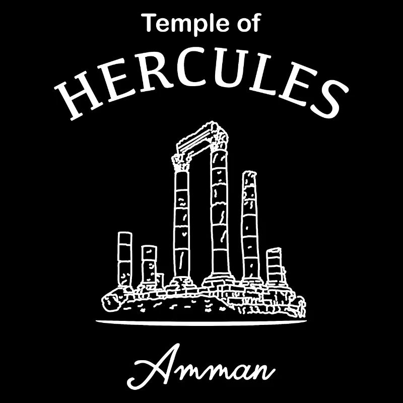 Jordan, Amman Citadel, Hercules Temple