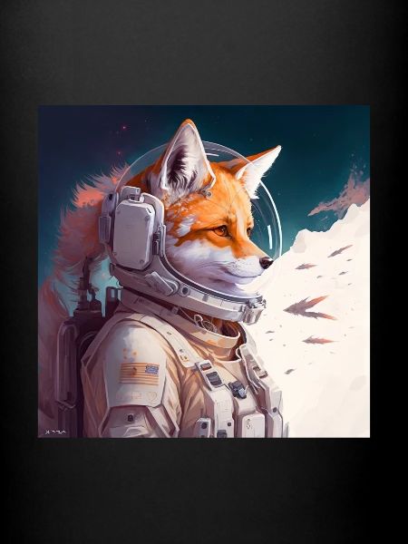 Espace astronaute Spacefox Fox