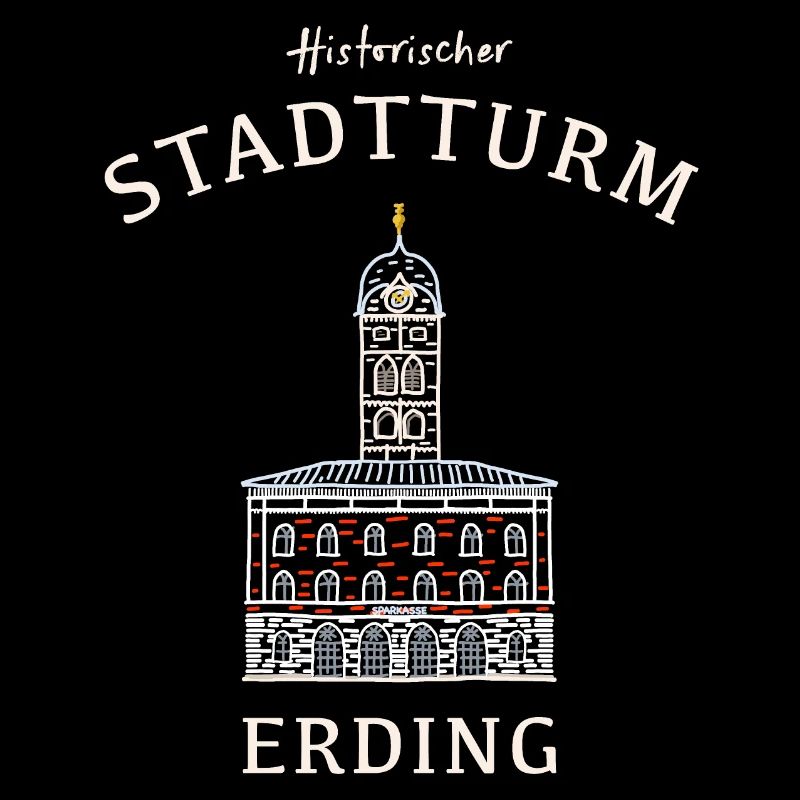 Erding kultiger Stadtturm, Bavaria, Germany
