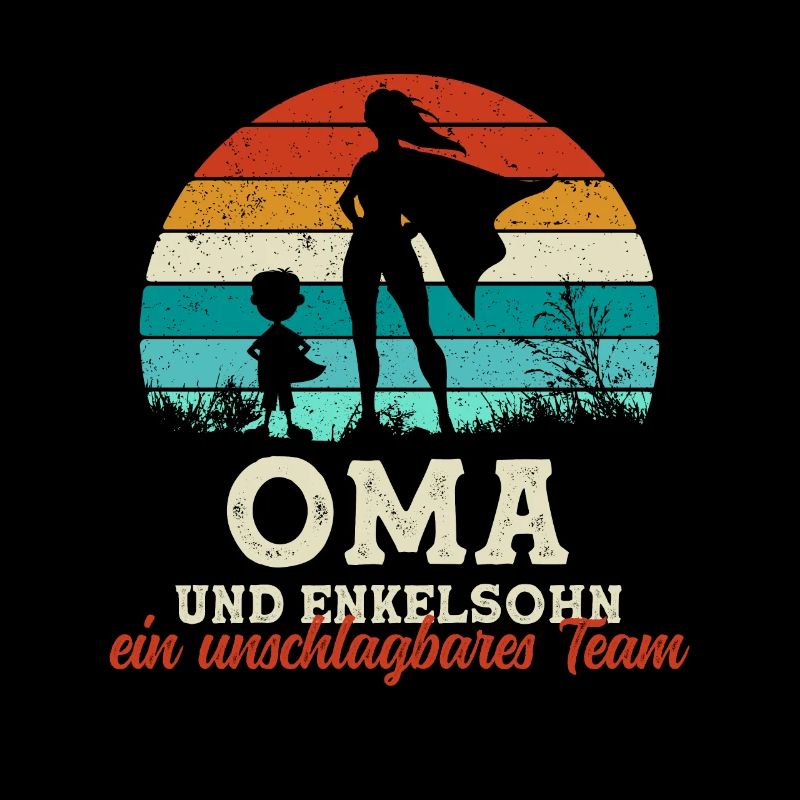 Team Oma Enkelsohn Muttertag Super Oma