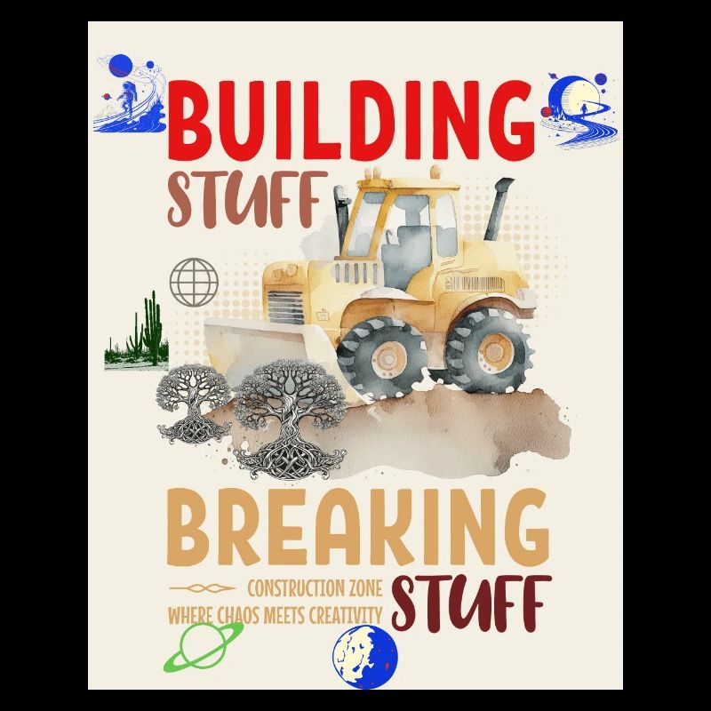 Construction Fun with Earth Tones