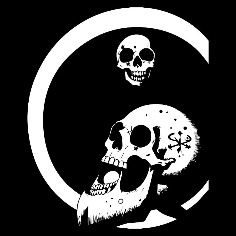 Horror Skull Skull Art Skull Gothic Heavy Metal