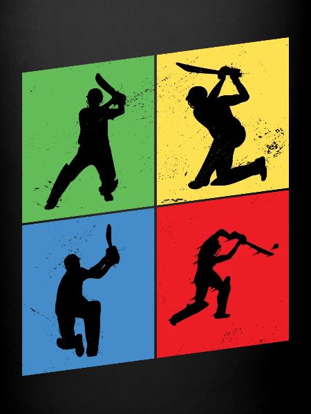 Cricket Cricketer Batsman Sport Vintage