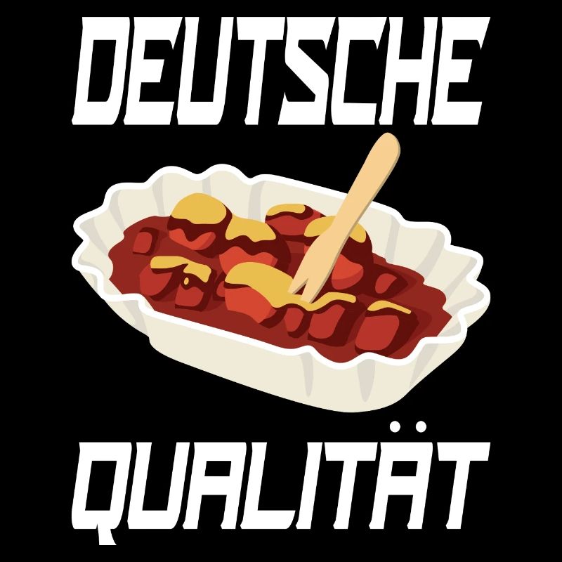 Deutsche Qualität lustiges Currywurst-Design.