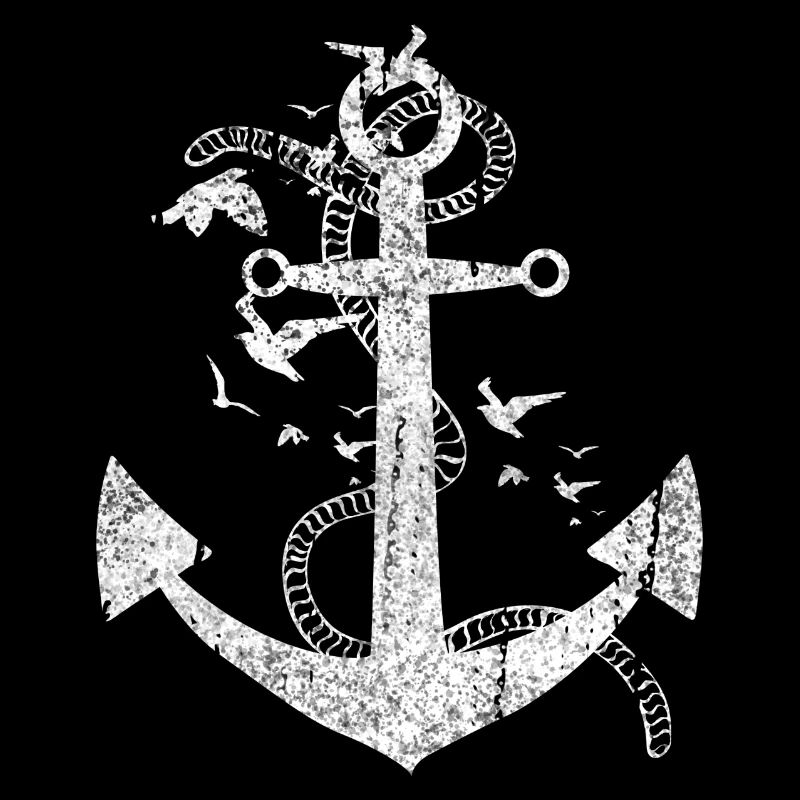 Distressed Anchor Maritime Design