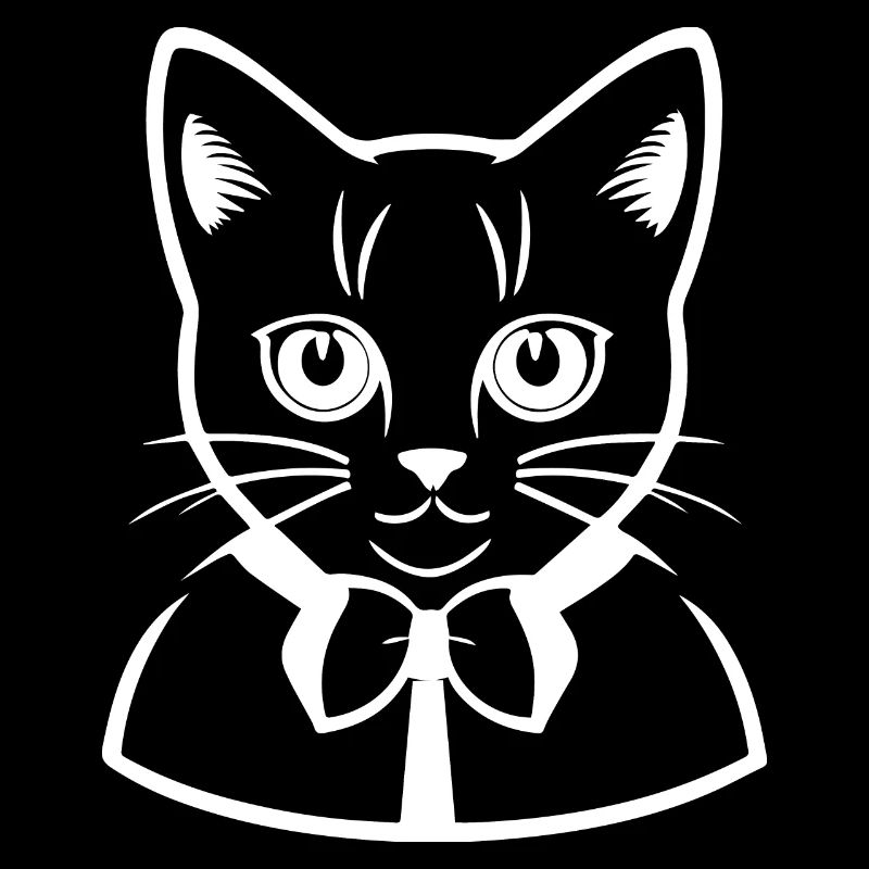 Drôle de chat Silhouette Cheeky Fun Cats