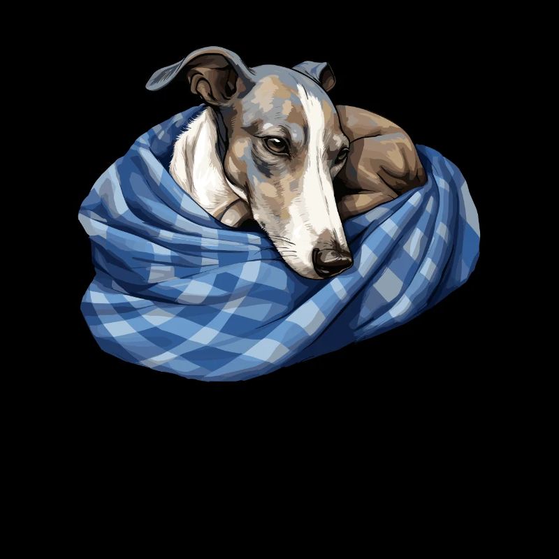 Mignon chien chiot lévrier