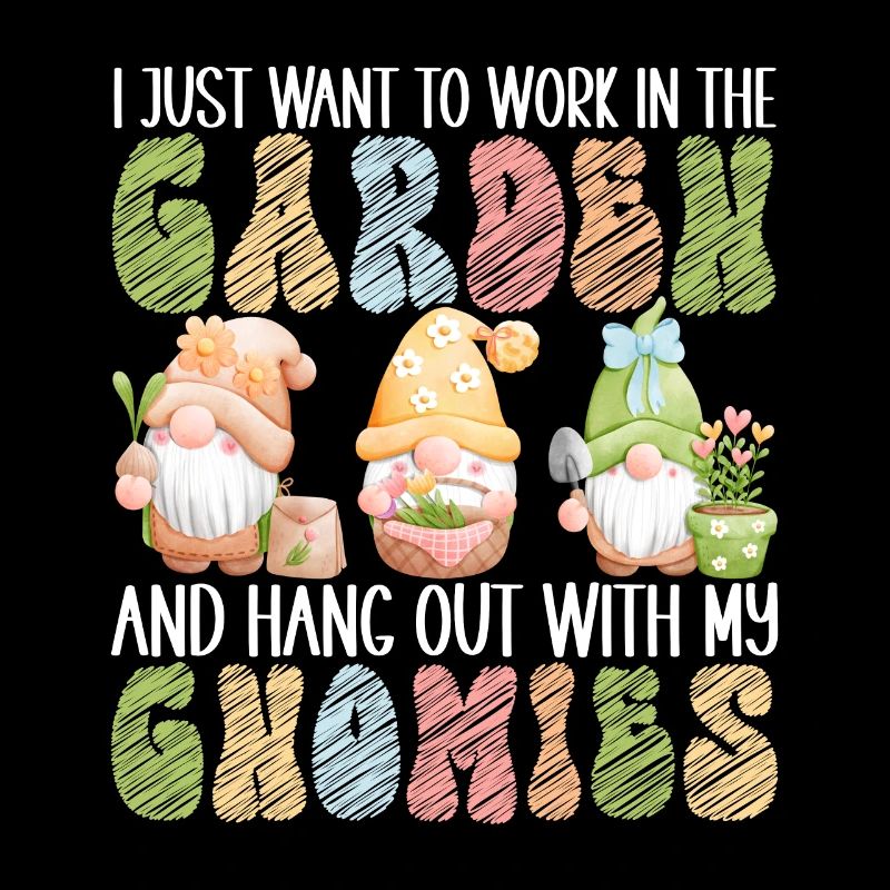 Gartenzwerge Gartenarbeit