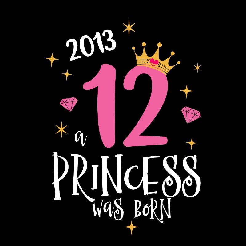 12e anniversaire Une princesse née en 2013