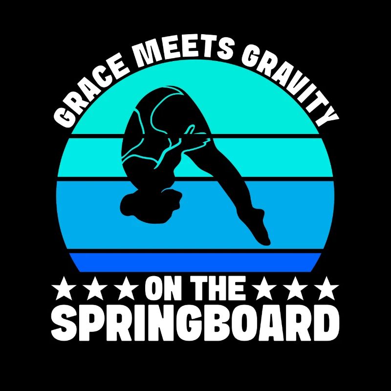 Kunstspringen Turmspringer Sprungbrett