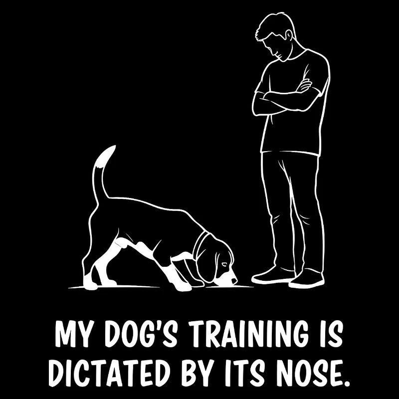 Dog training by nose