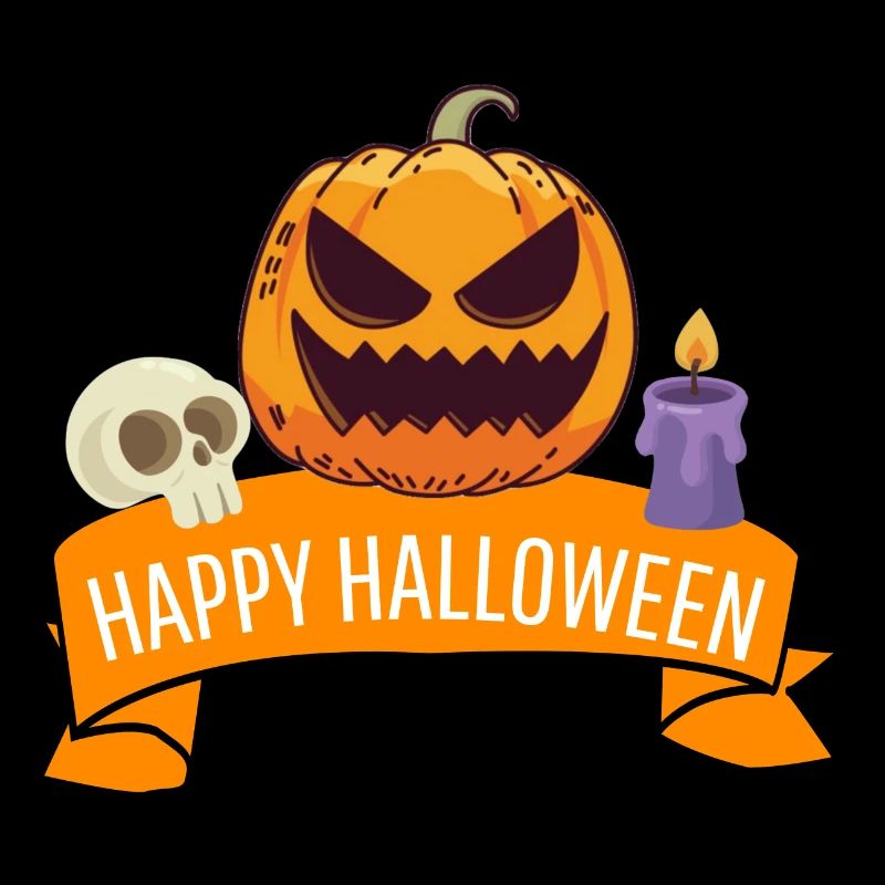 Citrouille Creepy Happy Halloween