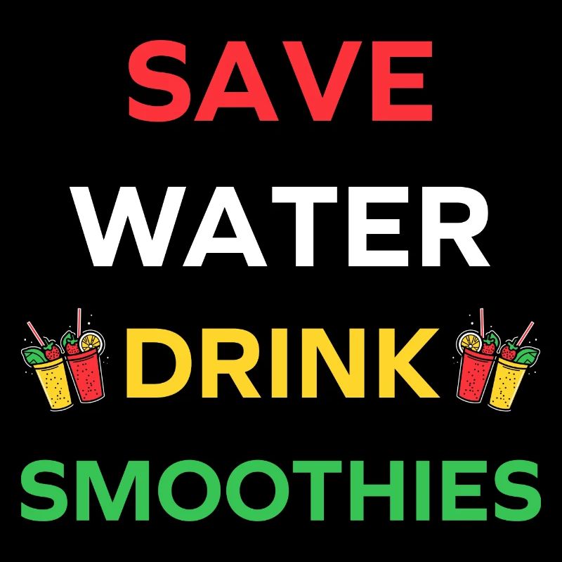 Save water drink smoothies