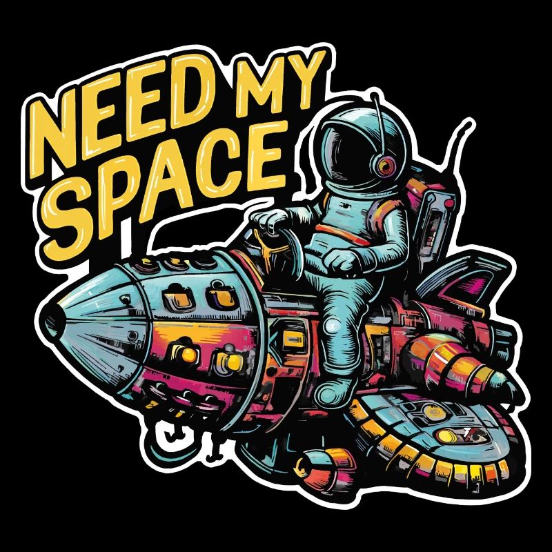 Need my place Spaceman with spaceship