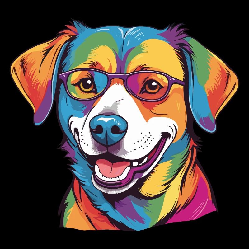 Chien Pop Art