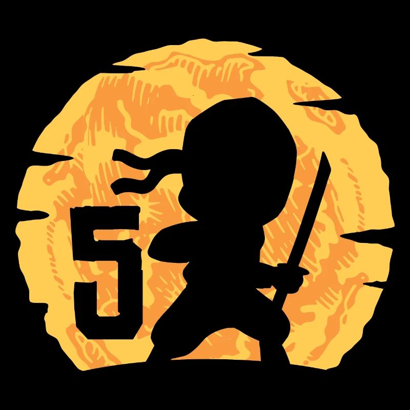5. Geburtstag Junge 5 Jahre alt Ninja