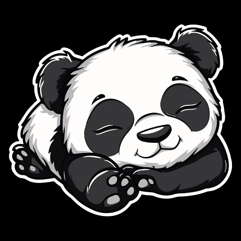 Bébé Panda endormi
