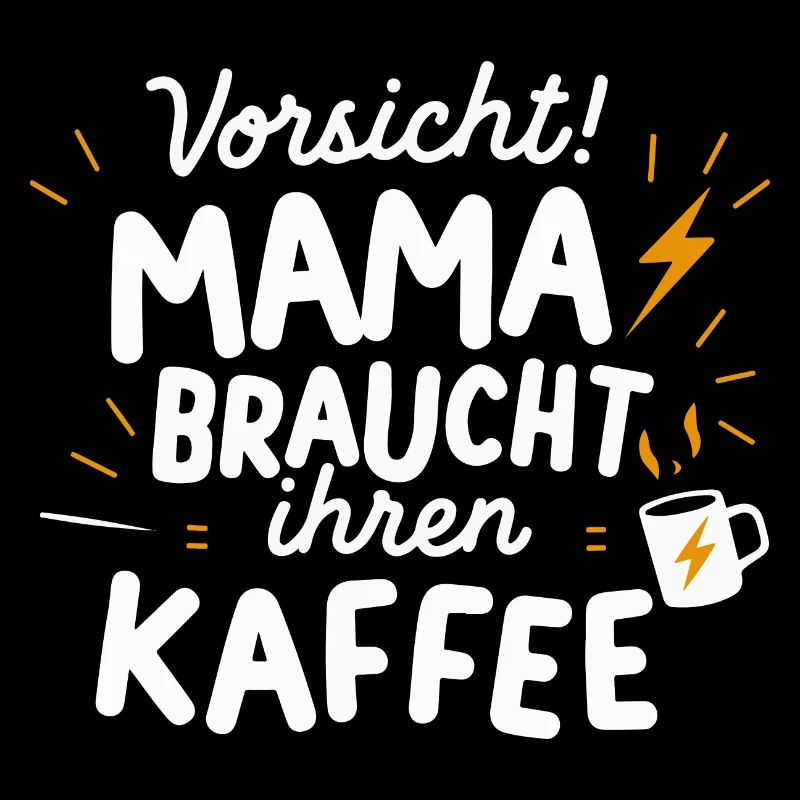 Mama Kaffee Warnung Muttertag Geburtstag Lustig