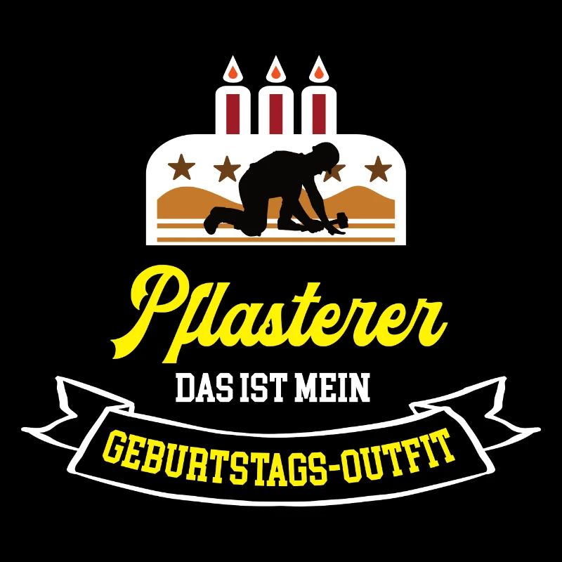 Pflasterer Geburtstag Geburtstagsgeschenk Handwerk