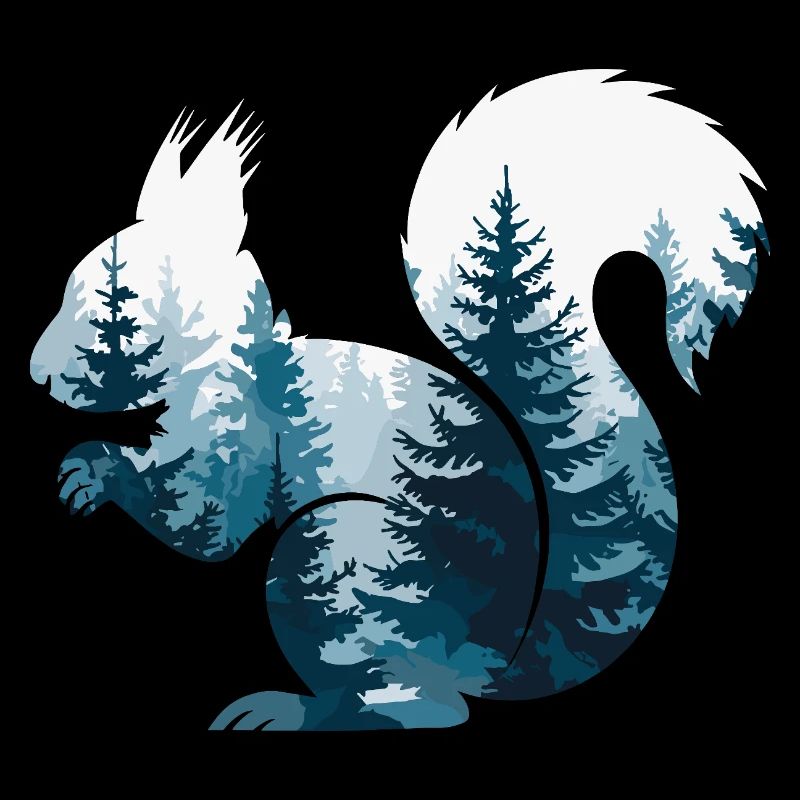 Squirrel Forest Nature