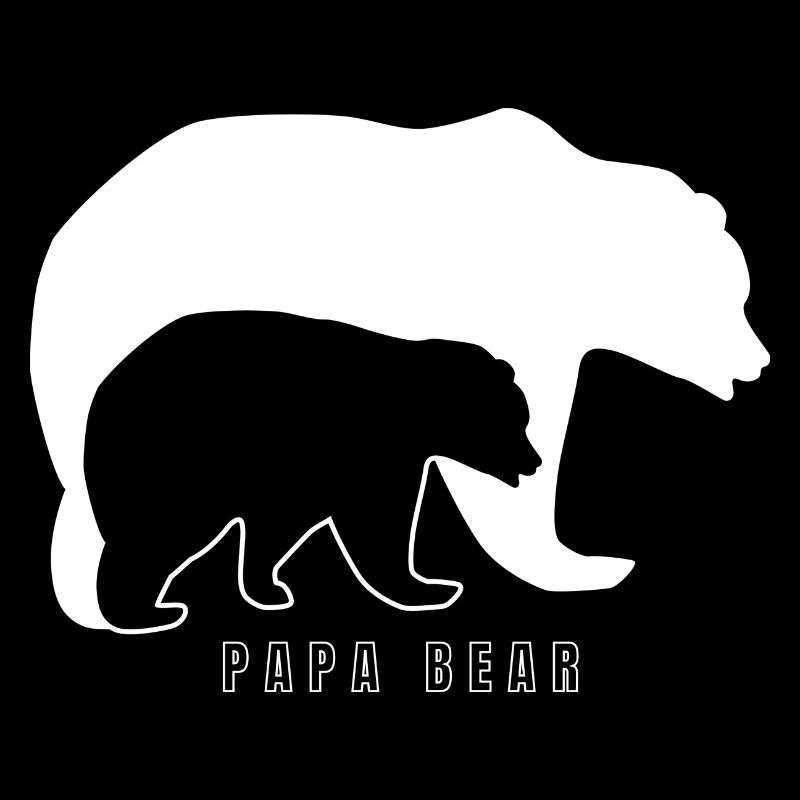 Papa Bear Vater Bester Papa Geschenk
