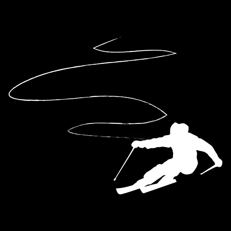 Ligne courbe - Ski - (3)