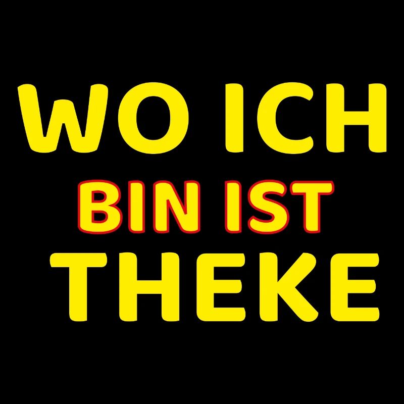 WO ICH BIN IST THEKE