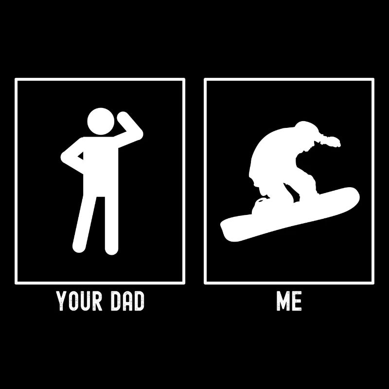 Dein Vater - Ich - Bester Snowboarder