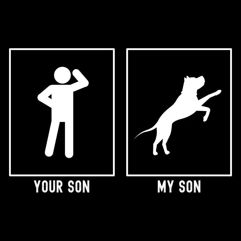 Your son - My son - Dog jumping