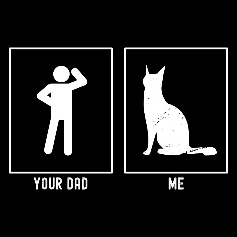 Dein Vater - Ich - Mann und Katze