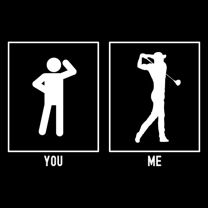 You - Me - Golf after the shot