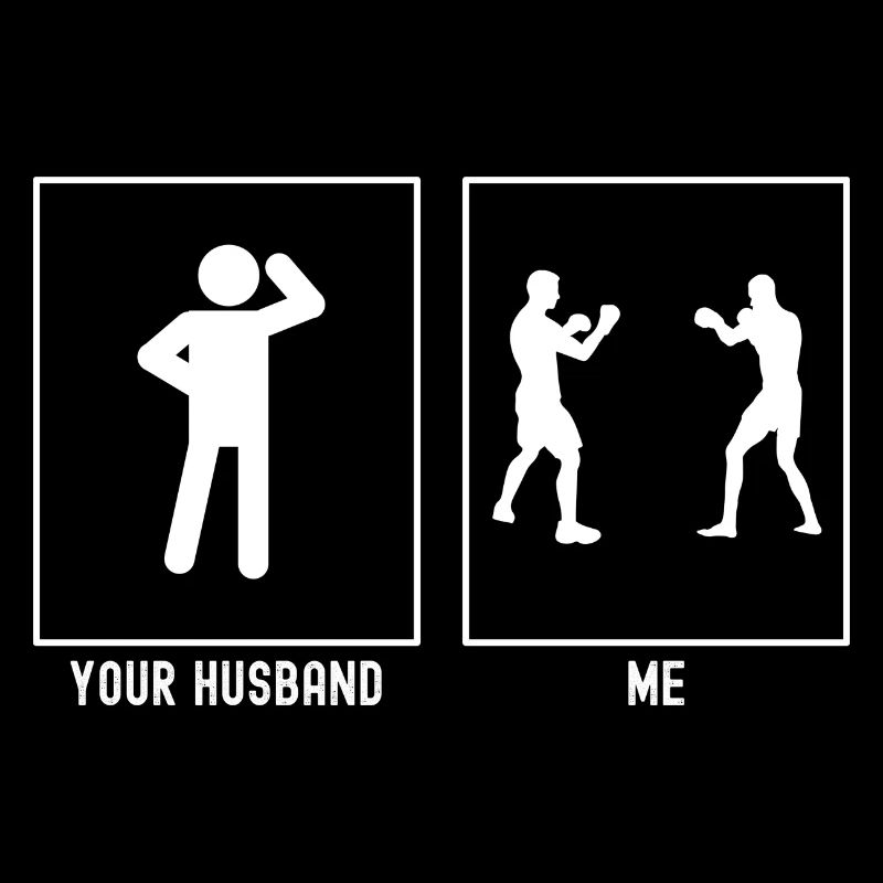 Son mari - Moi - Combat de boxe