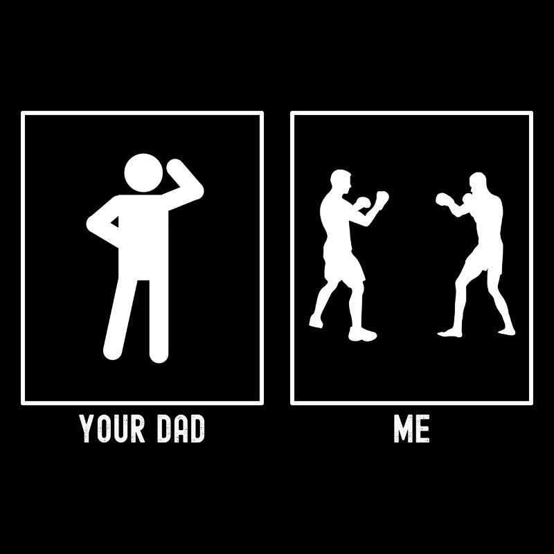 Ton père - Moi - Combat de boxe