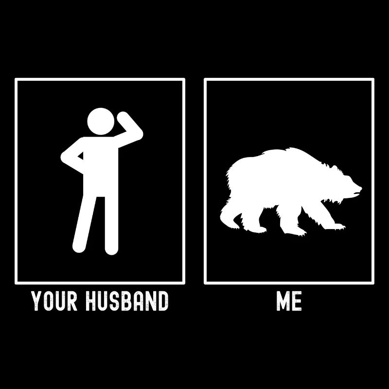 Son mari - moi - Chasse à l’ours