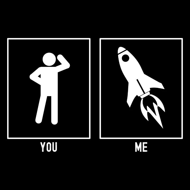 You - Me - Astronomy Rocket Ship